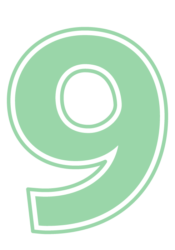 数字「9」