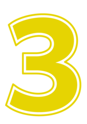 数字「3」