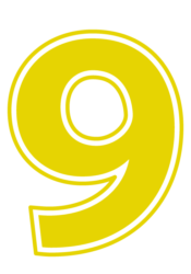 数字「9」