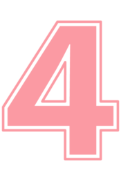 数字「4」