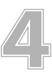 数字「4」