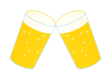 ビール（乾杯）