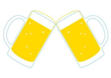 ビール（乾杯）