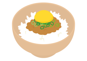 ナットウ（納豆）・生卵
