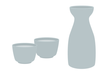 日本酒（徳利とお猪口）