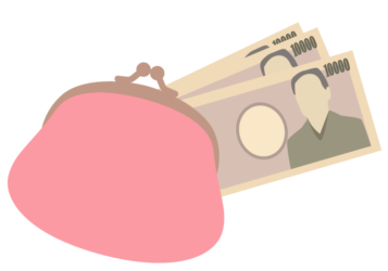 がま口財布・一万円紙幣