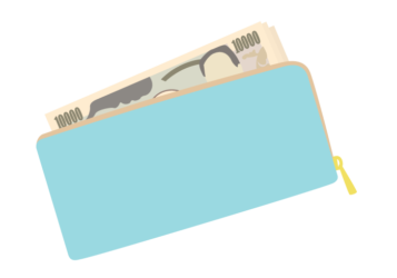 長財布・一万円紙幣