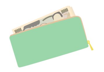 長財布・一万円紙幣