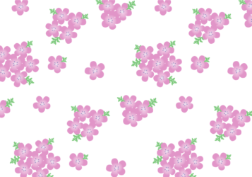 花柄背景（ネモフィラ柄）