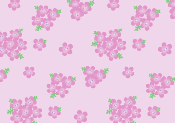 花柄背景（ネモフィラ柄）