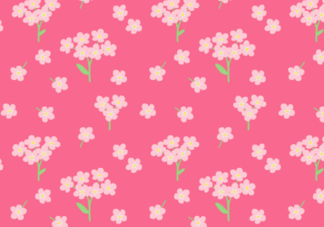 花柄背景（ワスレナグサ柄）