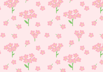 花柄背景（ワスレナグサ柄）