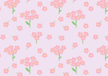 花柄背景（ワスレナグサ柄）