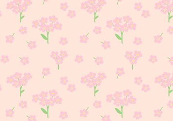 花柄背景（ワスレナグサ柄）