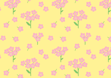 花柄背景（ワスレナグサ柄）