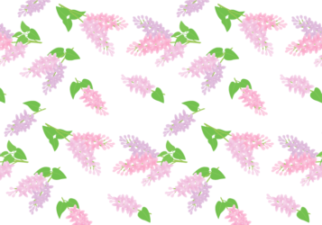 花柄背景（ライラック柄）