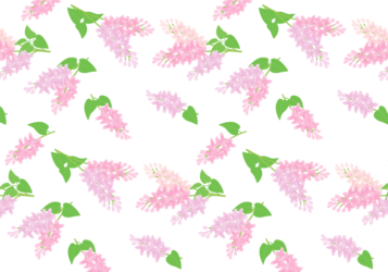 花柄背景（ライラック柄）