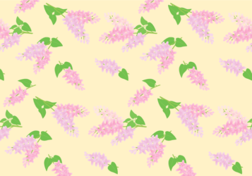 花柄背景（ライラック柄）