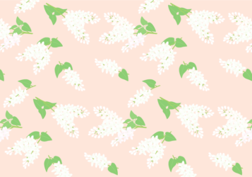 花柄背景（ライラック柄）