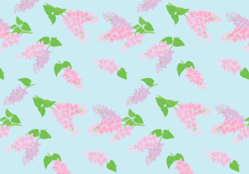 花柄背景（ライラック柄）