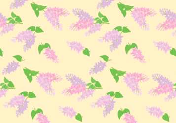 花柄背景（ライラック柄）