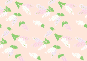 花柄背景（ライラック柄）