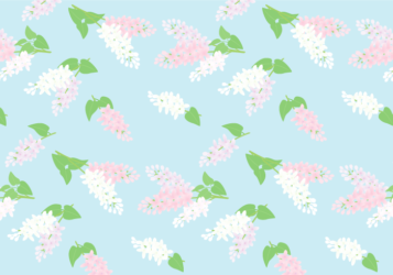 花柄背景（ライラック柄）