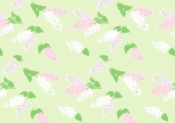 花柄背景（ライラック柄）