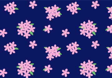 花柄背景（オキシペタラム柄）