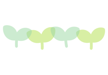 双葉形の分割枠（一文字フレーム）