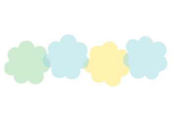 雲形の分割枠（一文字フレーム）