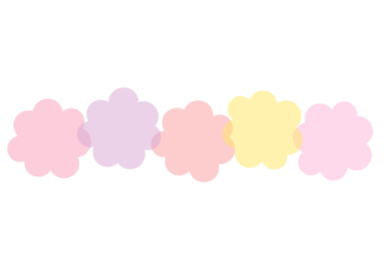 雲形の分割枠（一文字フレーム）