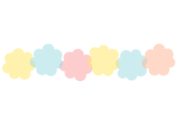 雲形の分割枠（一文字フレーム）