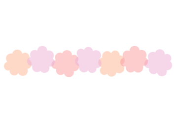 雲形の分割枠（一文字フレーム）