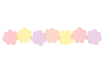 雲形の分割枠（一文字フレーム）
