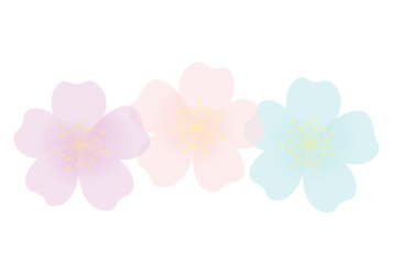 バラ（薔薇）の分割枠（一文字フレーム）