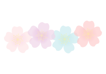 バラ（薔薇）の分割枠（一文字フレーム）