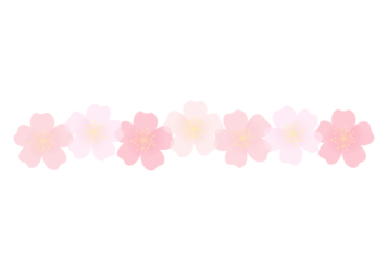 バラ（薔薇）の分割枠（一文字フレーム）