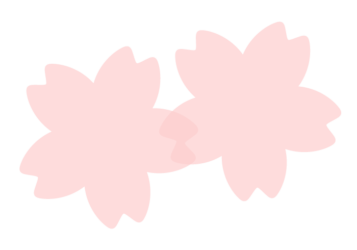 サクラ形の分割枠（一文字フレーム）