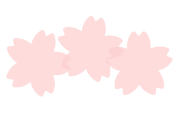 サクラ形の分割枠（一文字フレーム）
