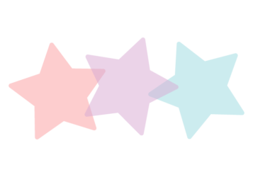 星形の分割枠（一文字フレーム）