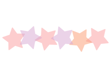 星形の分割枠（一文字フレーム）