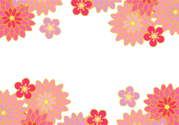 上下枠（和風装飾）