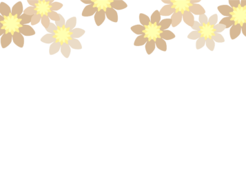 上部装飾枠（花装飾）