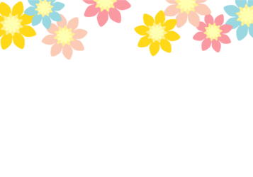 上部装飾枠（花装飾）