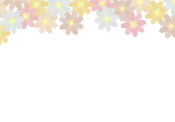 上部装飾枠（花装飾）