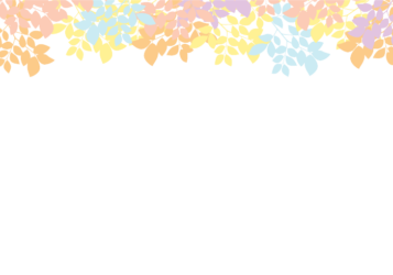 上部装飾枠（緑シルエット装飾）