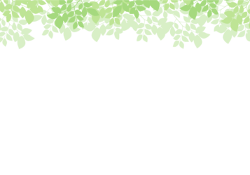 上部装飾枠（緑シルエット装飾）