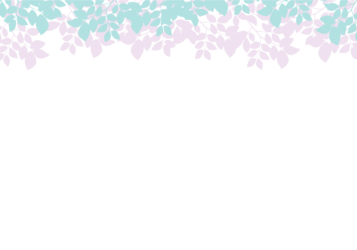 上部装飾枠（緑シルエット装飾）