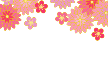 上部装飾枠（和風装飾）